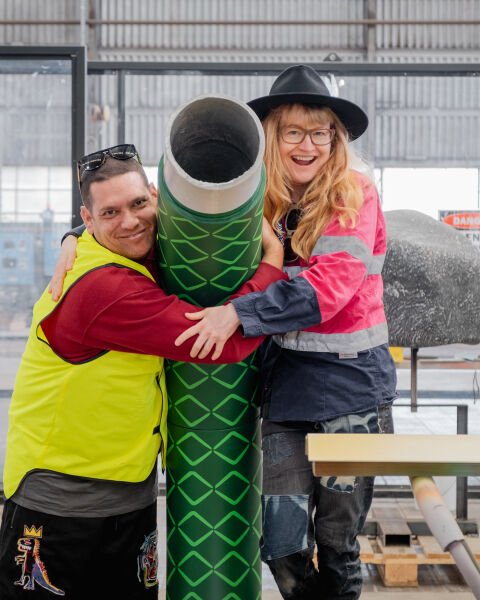 Come and Experience The Big Hose at GOMA in Brisbane!